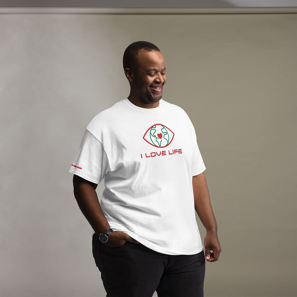 Thumbnail: I Love Life - Men's classic tee