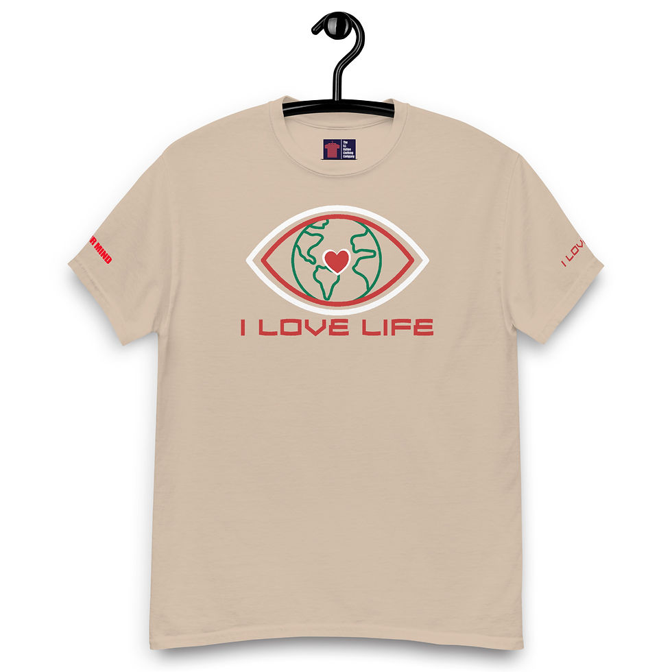 Thumbnail: I Love Life - Men's classic tee