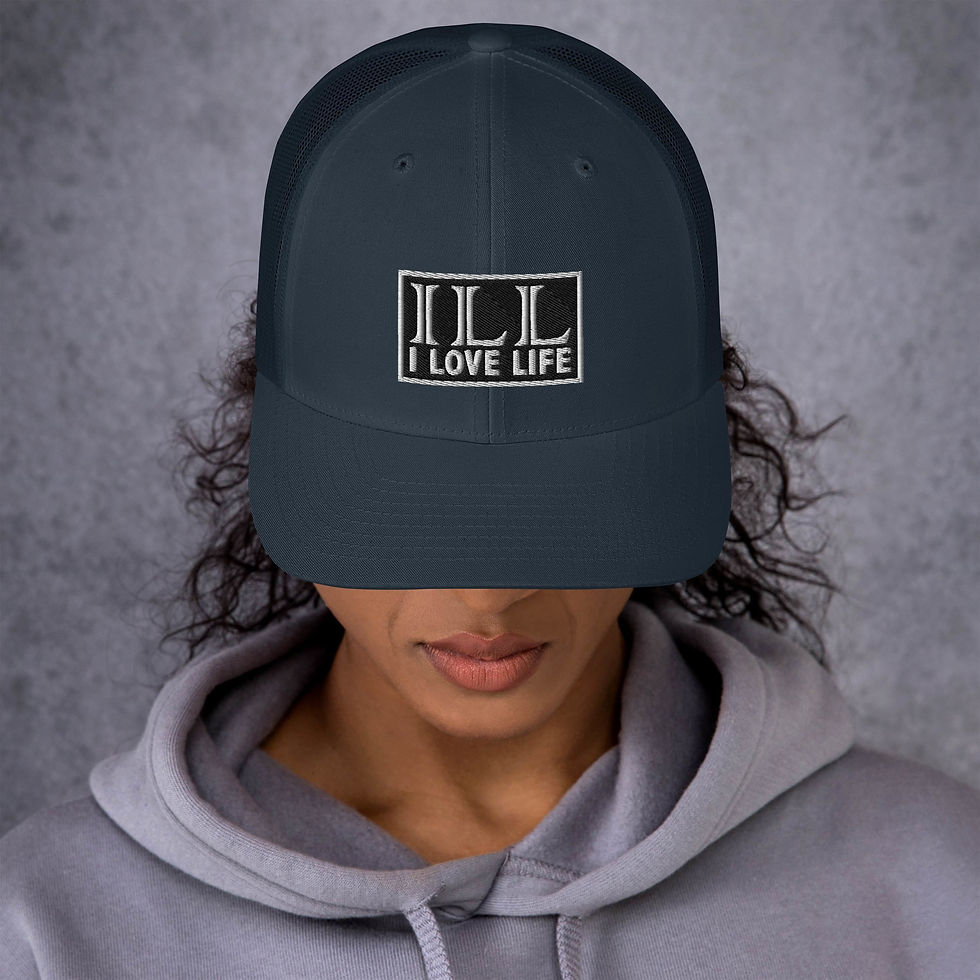 Thumbnail: I Love Life Retro Trucker Hat 