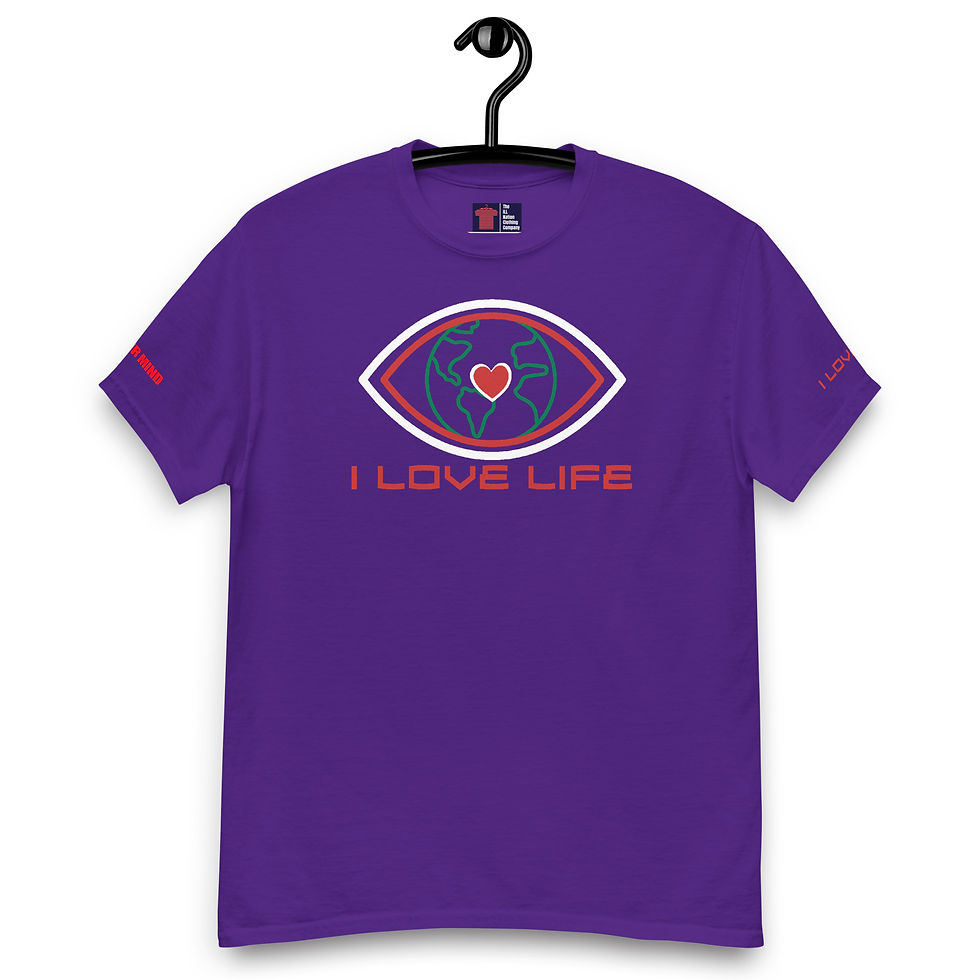 Thumbnail: I Love Life - Men's classic tee