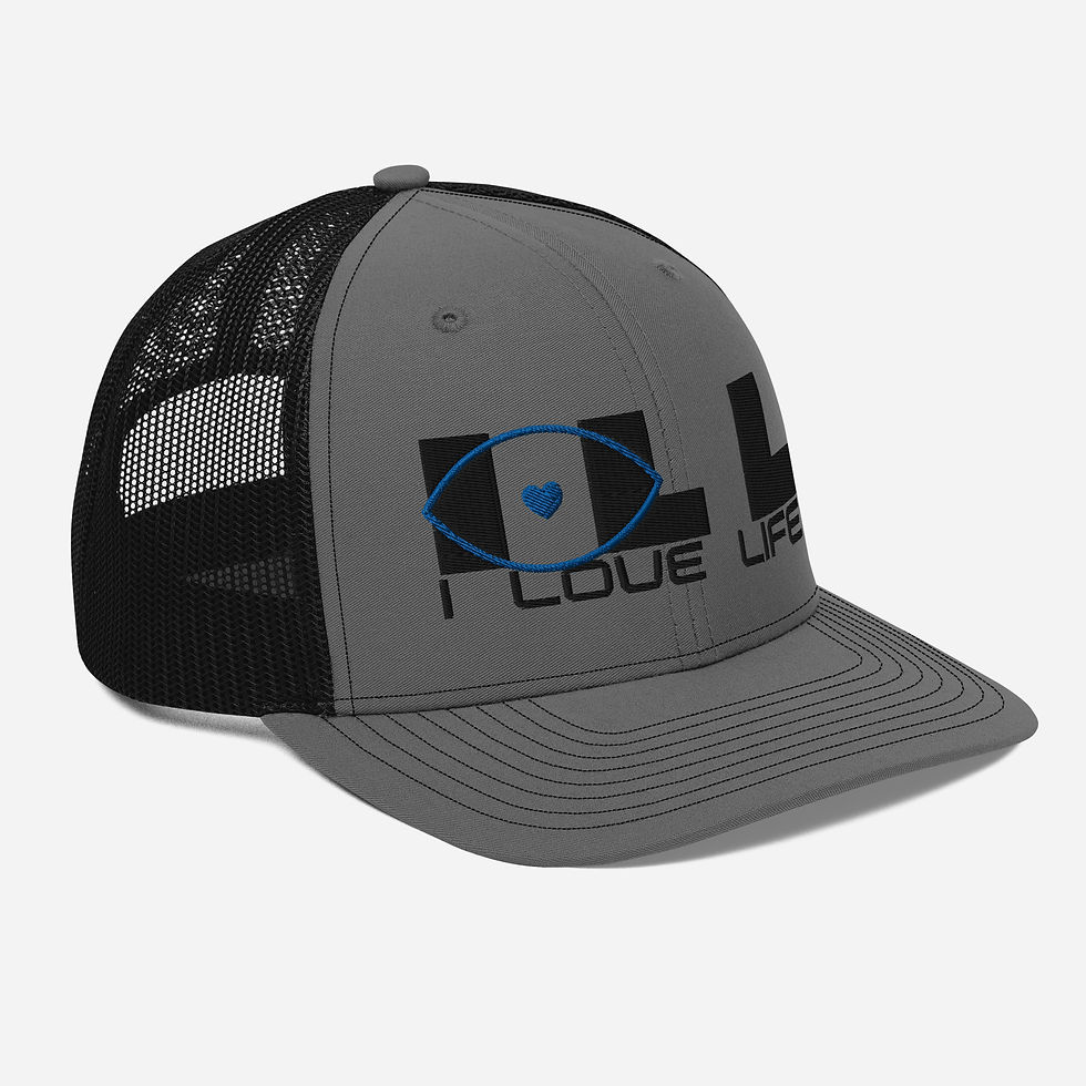 Thumbnail: I love Life Snapback Trucker Cap | Richardson 112