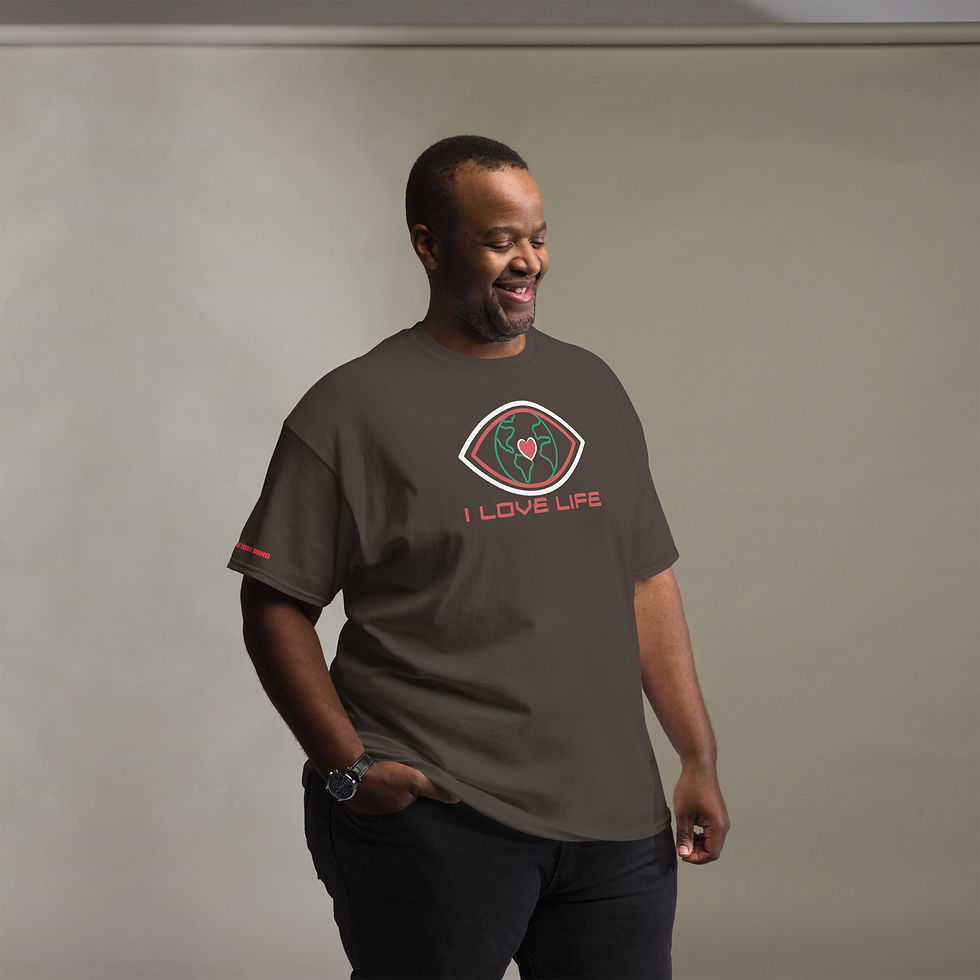 Thumbnail: I Love Life - Men's classic tee