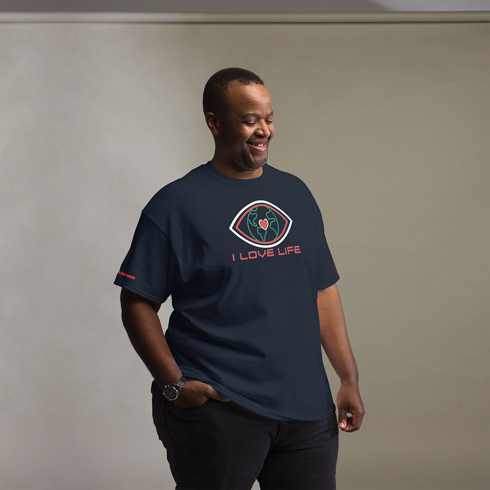 Thumbnail: I Love Life - Men's classic tee