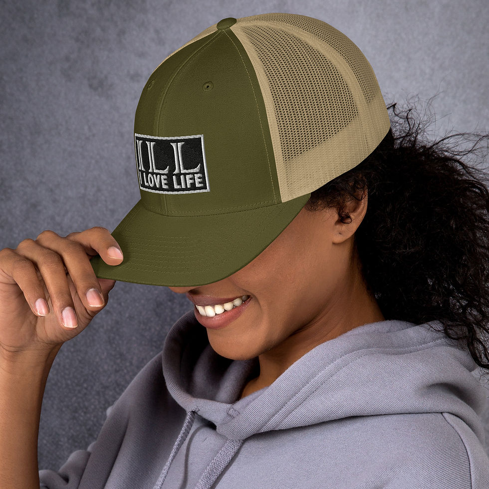 Thumbnail: I Love Life Retro Trucker Hat 
