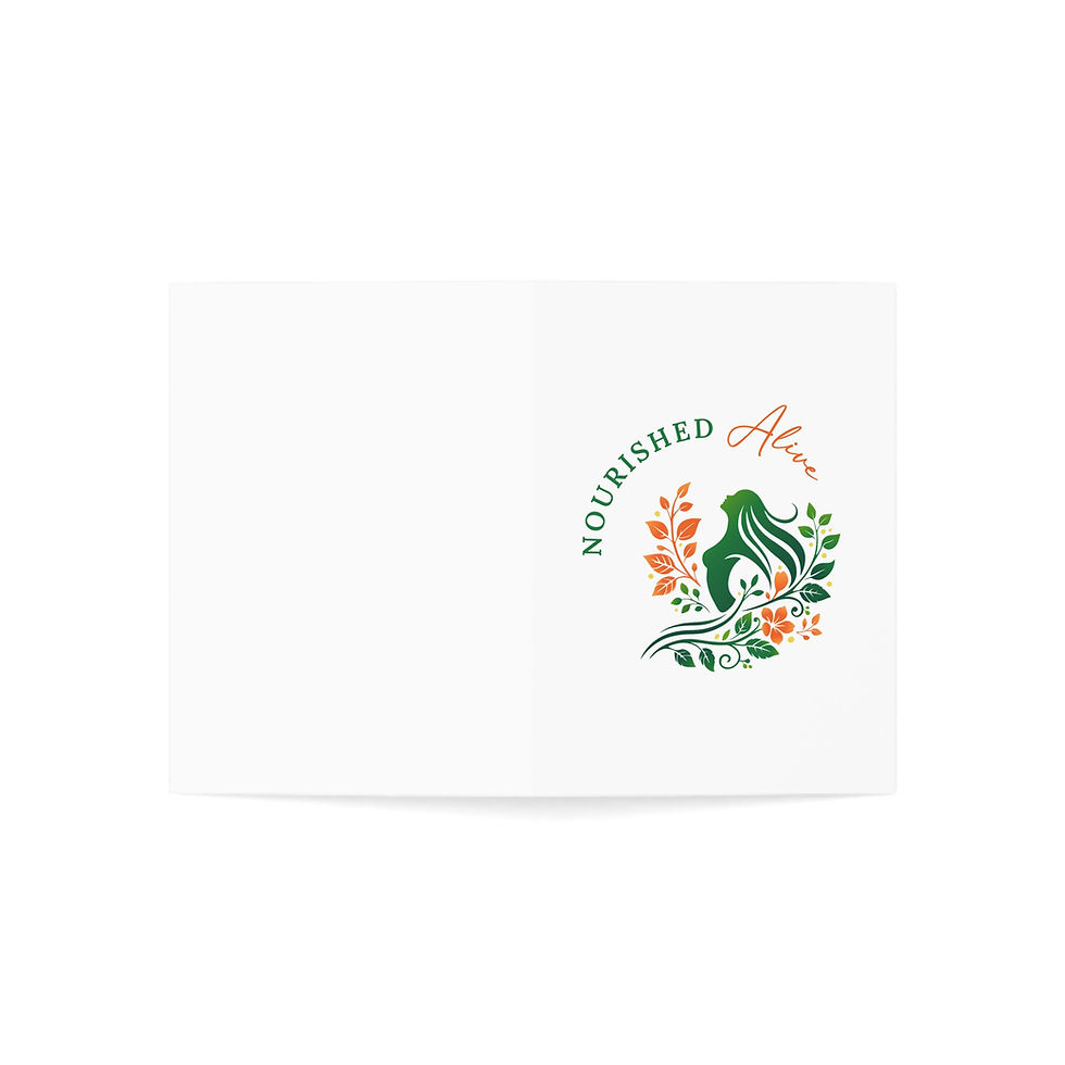 Thumbnail: Nourished Alive Greeting Cards - Personalized Health & Nutritional Coaching