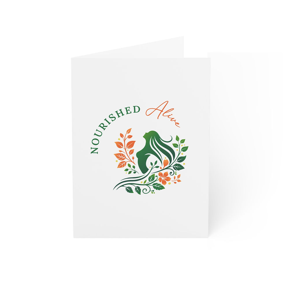 Thumbnail: Nourished Alive Greeting Cards - Personalized Health & Nutritional Coaching
