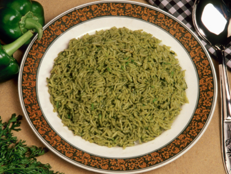 Favorite Greens and Herbs Rice