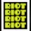 Miniatura: A print by Ben Eine titled "Riot Tablets (Acid Green Version)" featuring the word "RIOT" repeated multiple times in green