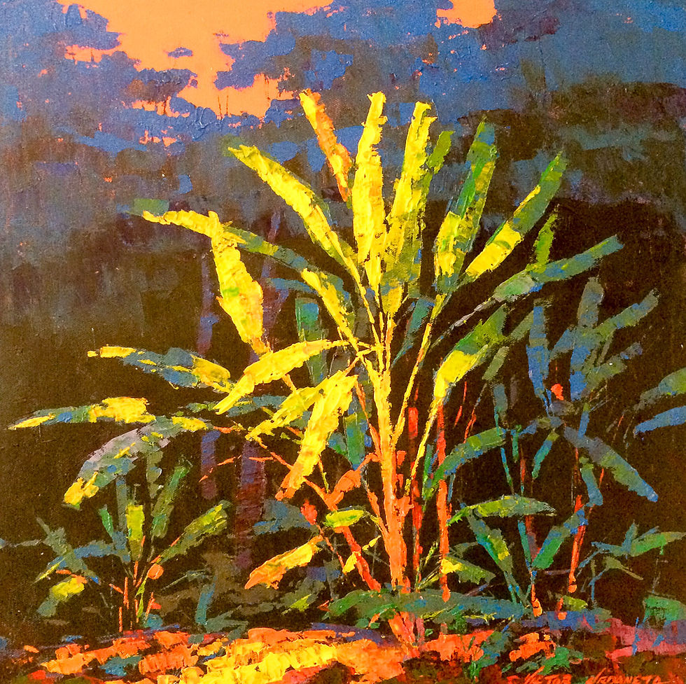 Landscape Painting -Victor Urdaneta - Arboles Centenarios