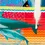 Miniatura: Vibrant print titled "Vaquita V3" by Tristan Eaton. The image depicts two stylized female figures one whale signature