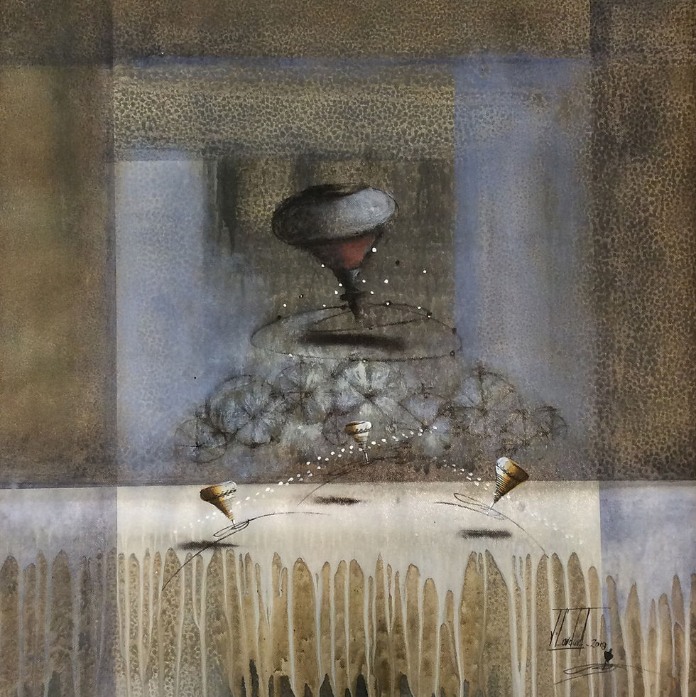 Surrealism Painting - Jose Cordova - Tiempo Inolvidable