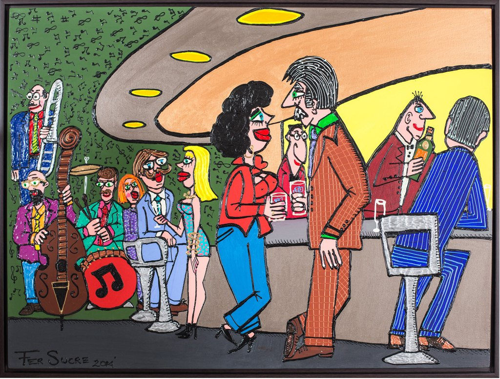 Happy Hour in my Favorite Bar by Fer Sucre