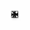 Thumbnail: Black and white close-up of a flower in abstract expressionist style. Brushstrokes depict a flower opening on an empty wall.