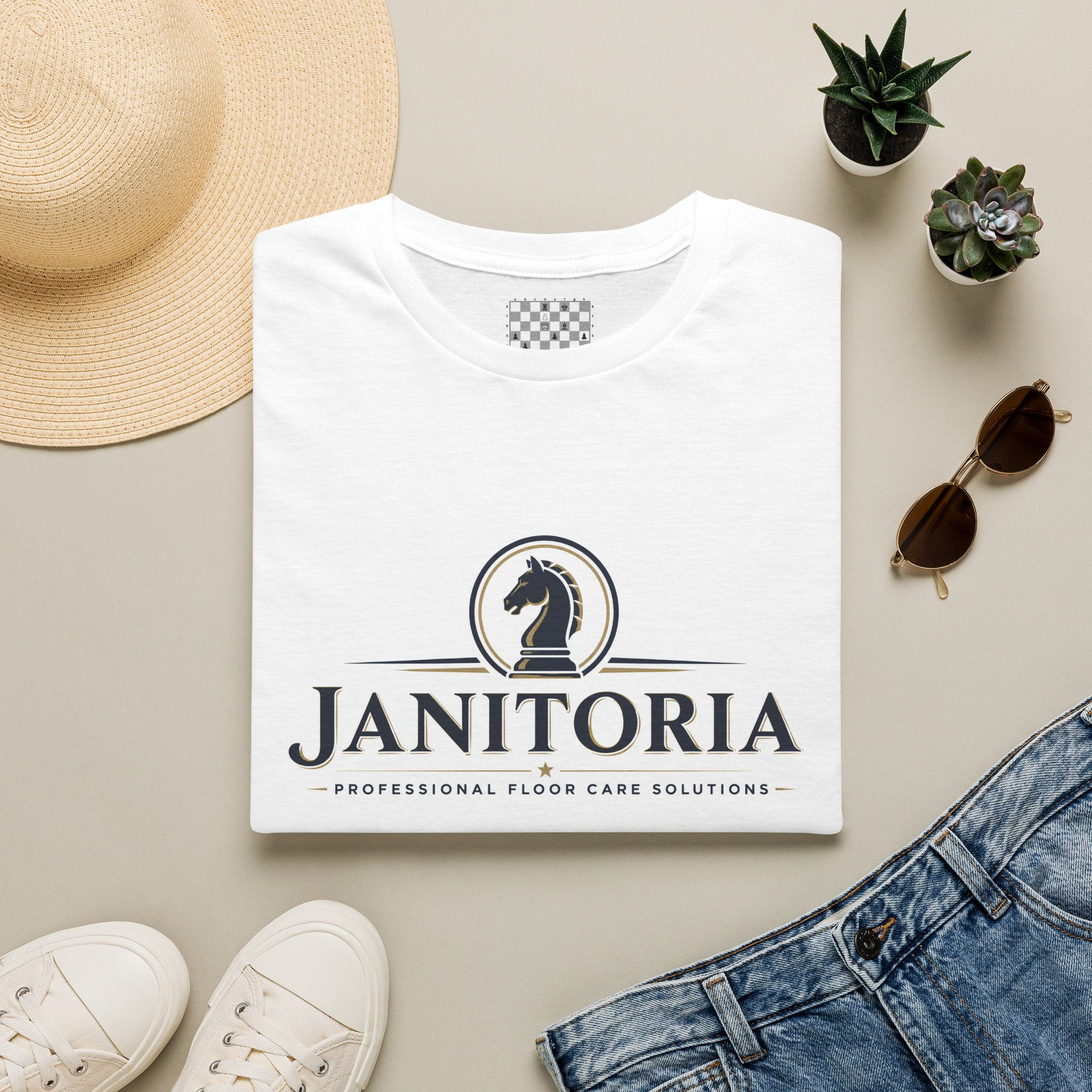 Janitoria Logo T-Shirt — Professional Floor Care Brand Tee