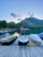 the marina in Waterton