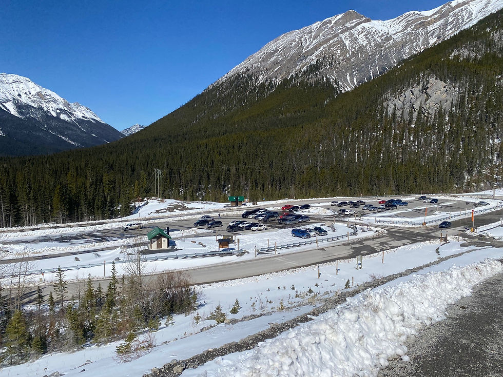views of the car park at Ha Ling