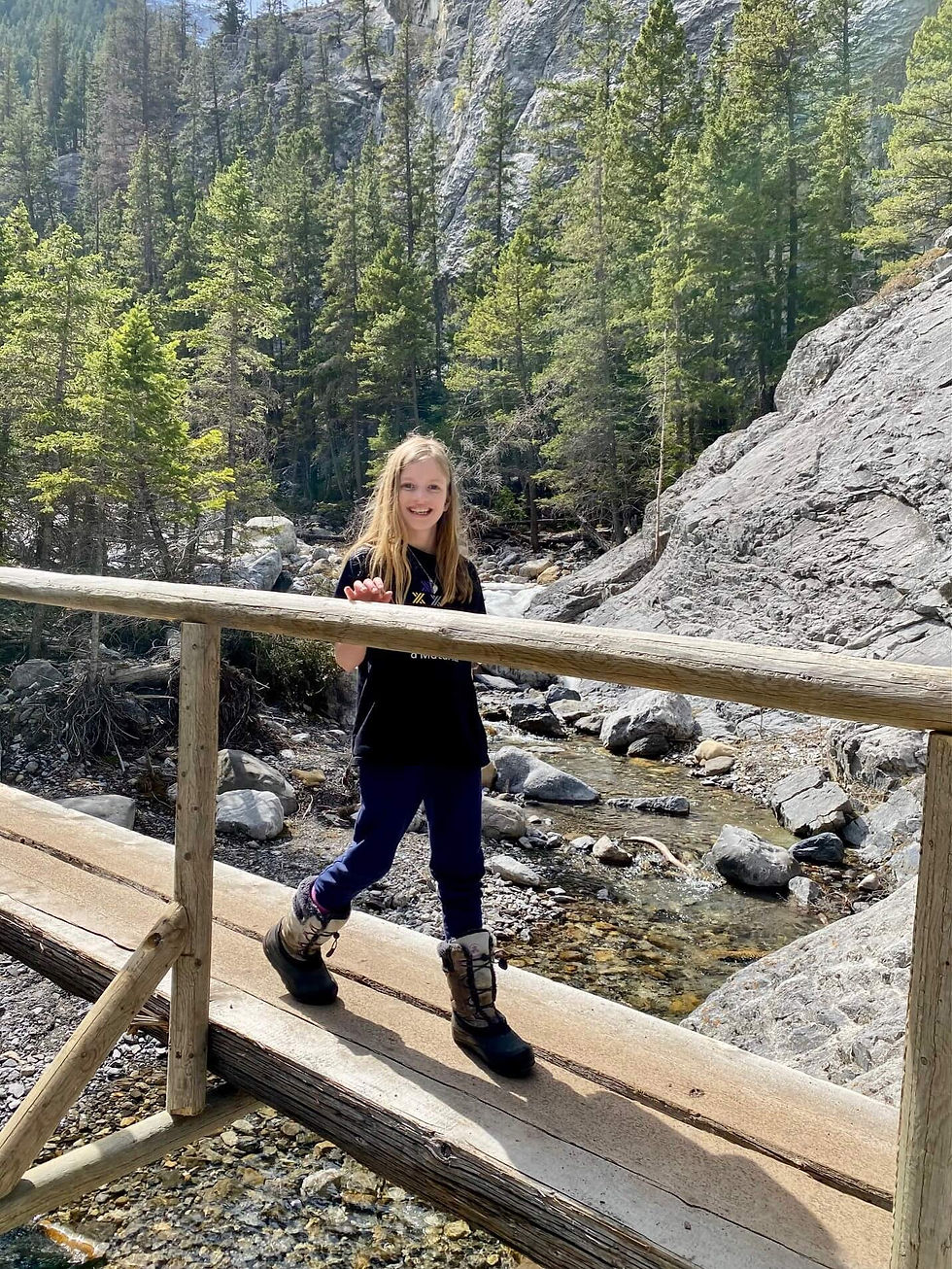 Jess on the bridge