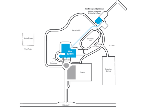 The Reynolds-Alberta Museum map