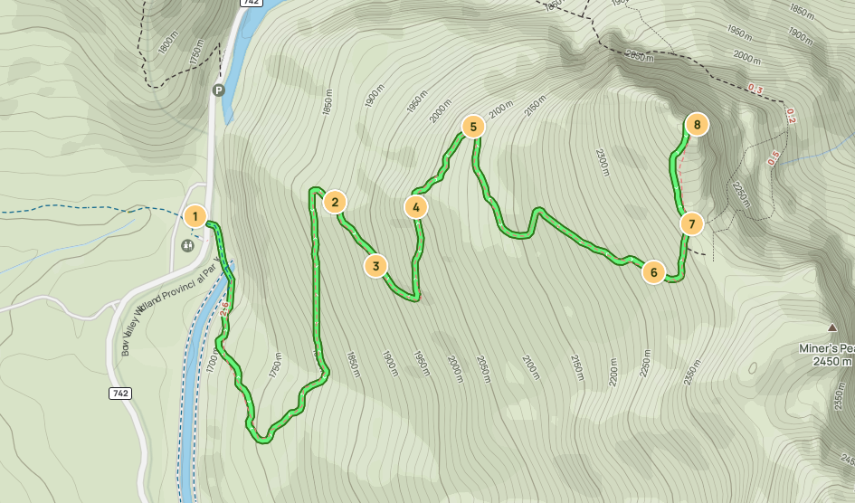 Ha Ling Trail Map
