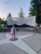 Jess at the International Peace Park