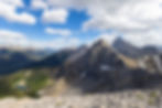 Mountain views and a small lake