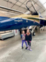 A fighter jet at the Military museums of Calgary