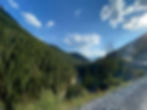 The logging toad to the Lussier Hot Springs