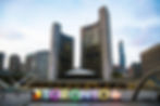 The Toronto sign at Nathan Phillips Square