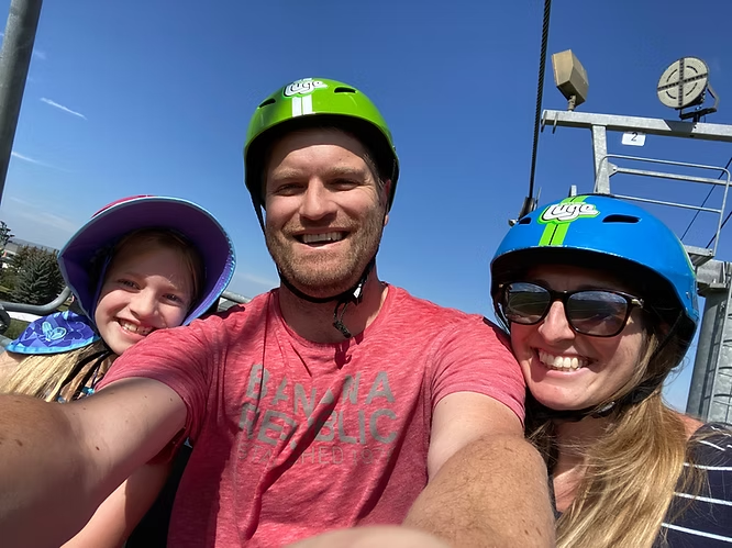 me and the girls at the park