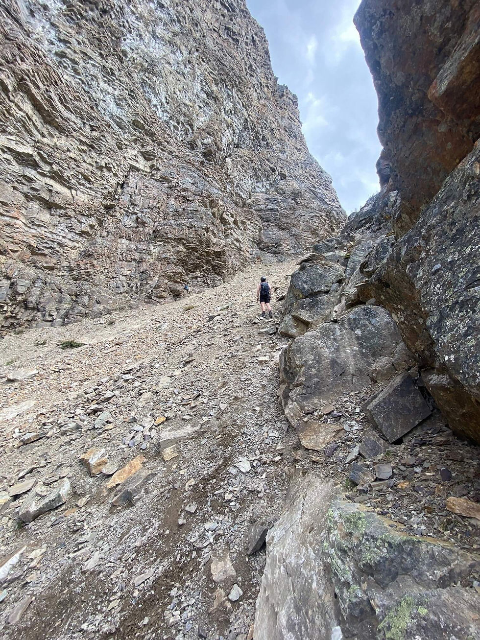 It starts to get more rugged towards the top