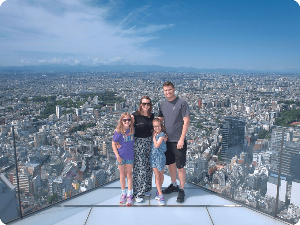 Family at Shibuya Sky