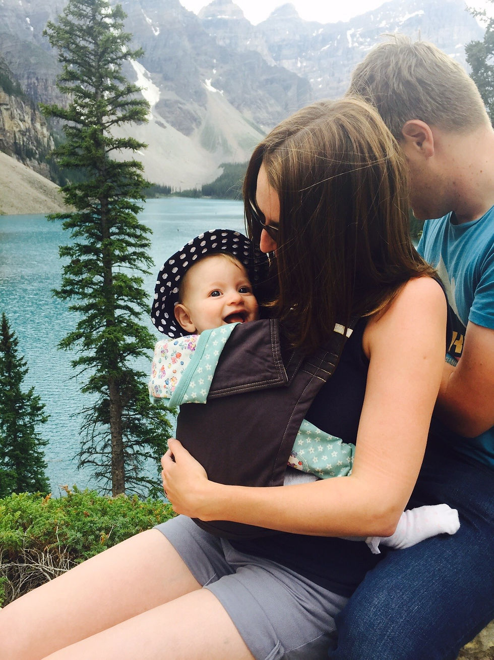 Us back in 2014 at Moraine Lake