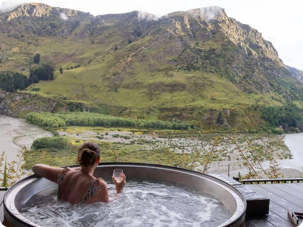 RTW Trip Day #78: A Morning at Arrowtown and a Special Birthday Treat at the Queenstown Onsen Hot Pools