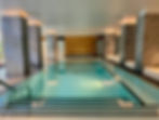 The indoor swimming pool, part of the Windward Wellness Spa at the Muir Hotel