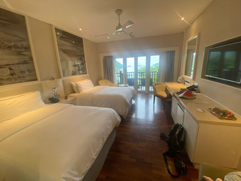 Twin room at the Langkawi Westin