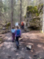 The trail to the upper falls