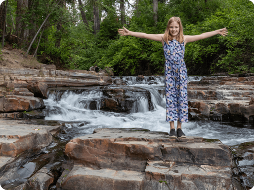 Exploring Marysville Falls and Eco Park near Kimberley with Kids