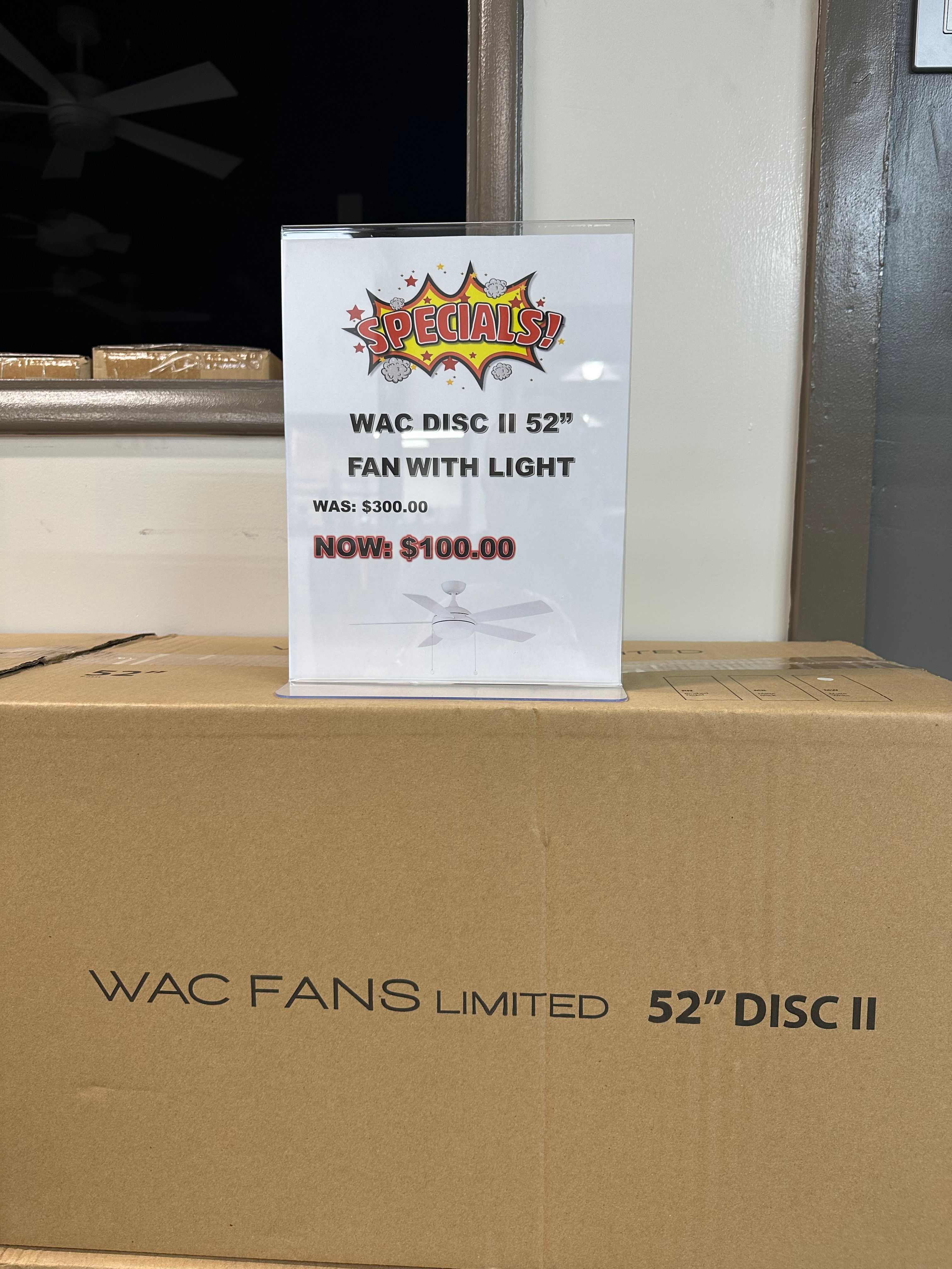 WAC DISC II FAN