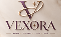 Logo Luxuoso VEXORA em Mármore Cremoso.png
