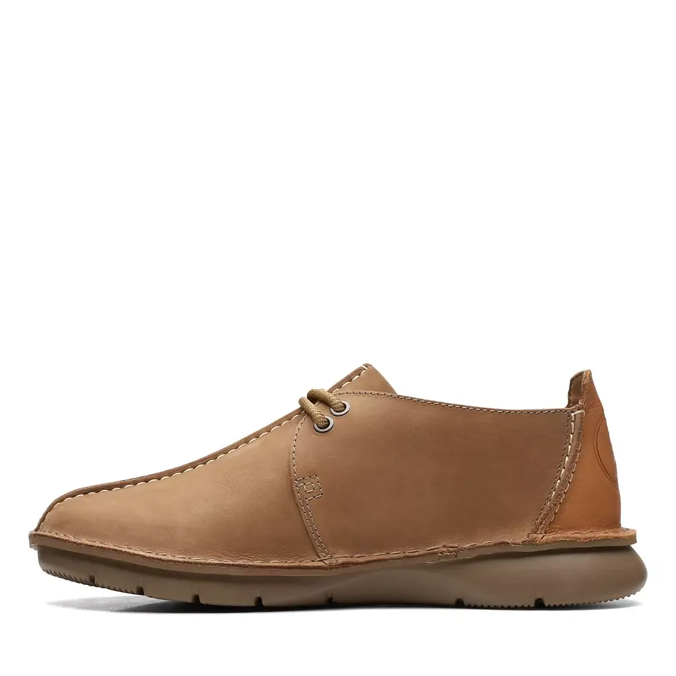 Thumbnail: Clarks Men's Colehill Trek Sand Nubuck Shoes for All-Day Comfort