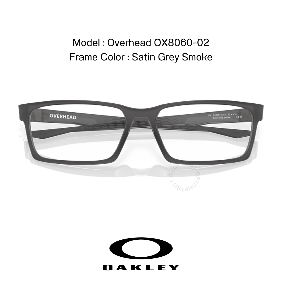 Thumbnail: OAKLEY Overhead OX8060 Satin Grey Smoke