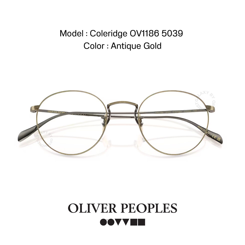 縮圖：Oliver Peoples Coleridge Antique Gold  OV1186 5039
