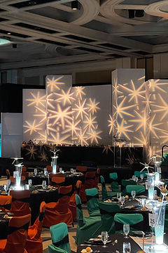 Retro themed award ceremony at a multi-day destination conference