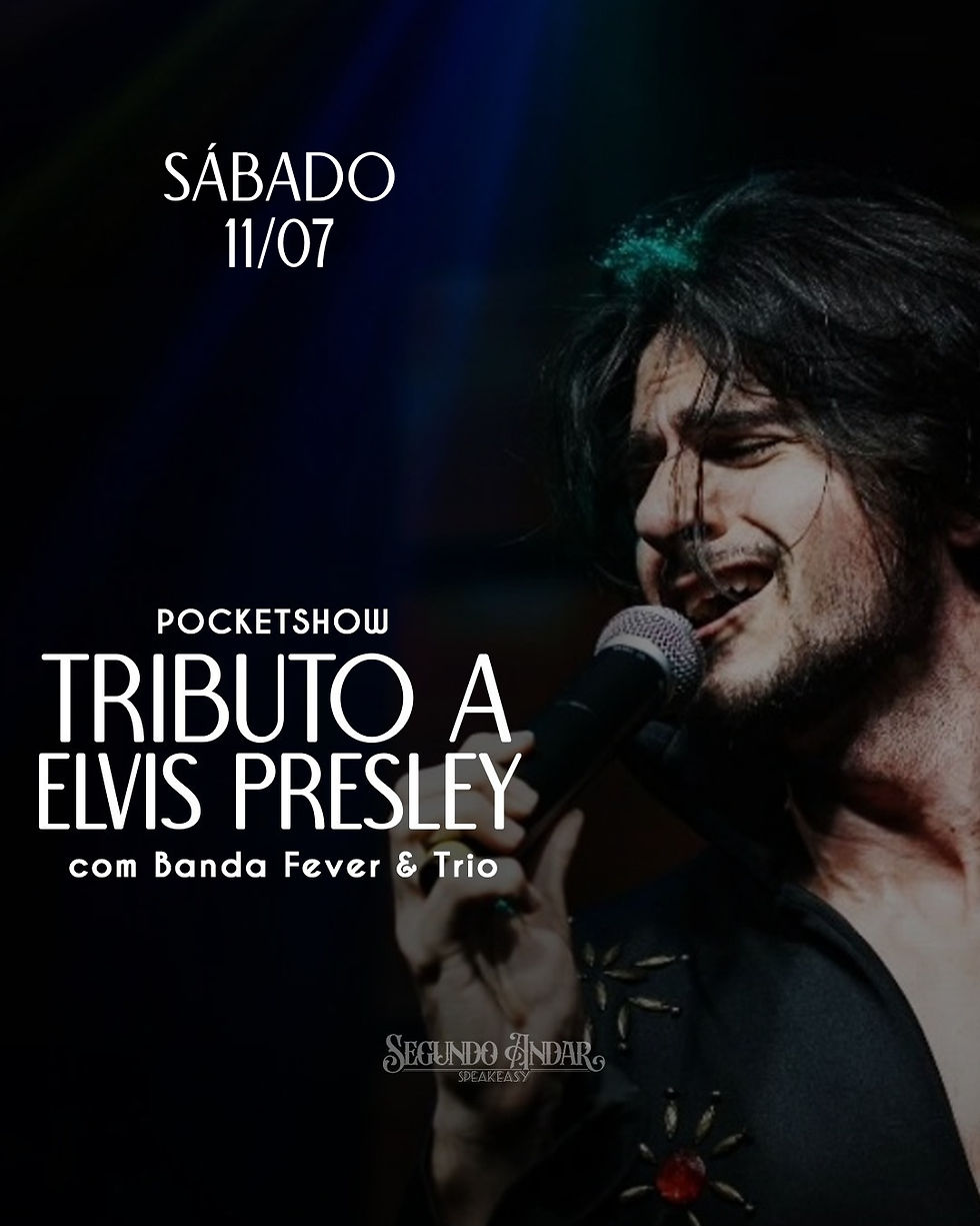Pocketshow "FEVER - TRIBUTO A ELVIS PRESLEY" com Vinicius Mello Trio