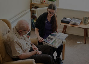 Carer with service user