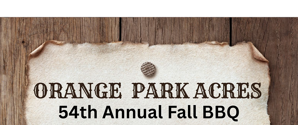 Annual Fall BBQ 2025