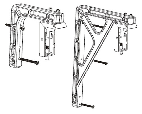 Extension wall bracket PLASTIC 塑料合成支架 | Kingsmark加明