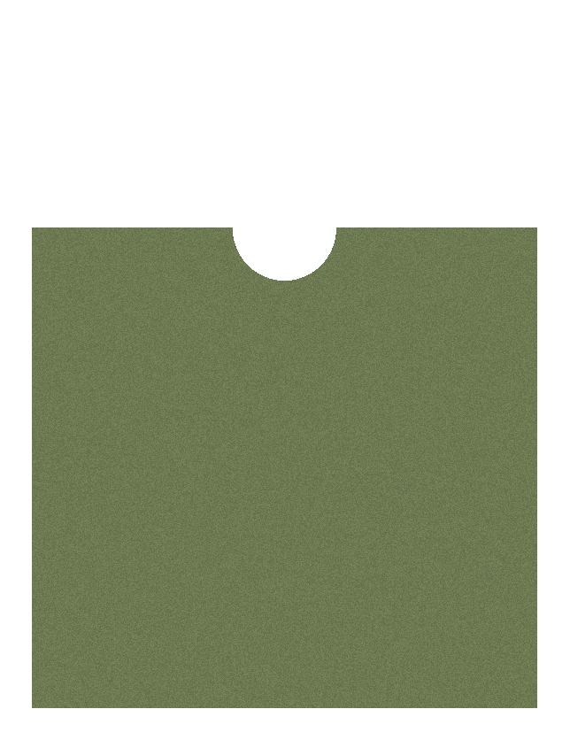 Green card decoration