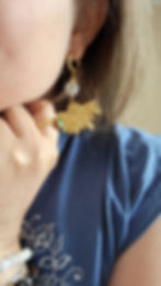 Miniature : Boucles d’oreilles Fleurs de soleil 