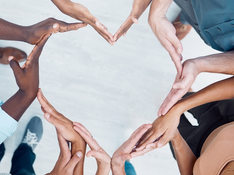 heart shape with people - How HSP make the world a better place